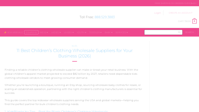 11 Best Children's Clothing Wholesale Suppliers in USA (2026)