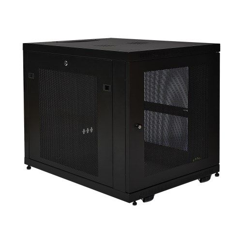 12U Server Rack Cabinet for Harsh Environments, Mid-Depth