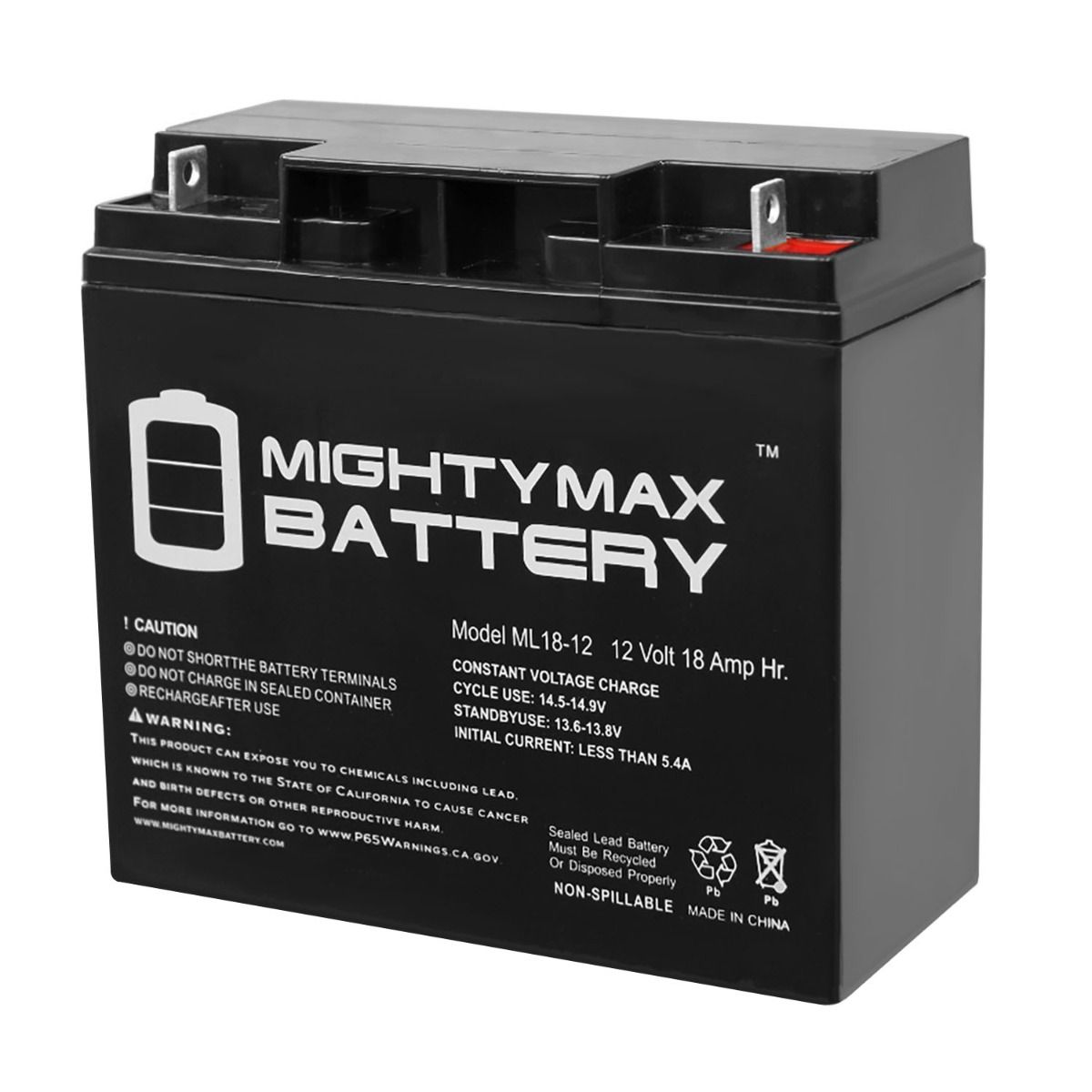 12v 18ah Sealed Lead Acid Battery Internal Thread