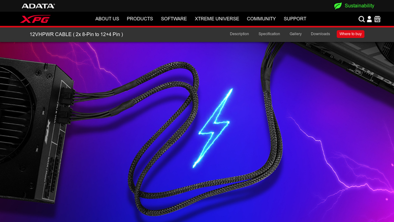 12VHPWR CABLE ( 2x 8