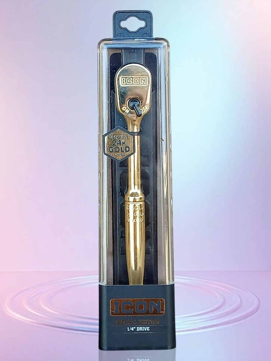 1/4 in. Drive Professional Special Edition Gold Plated Ratchet