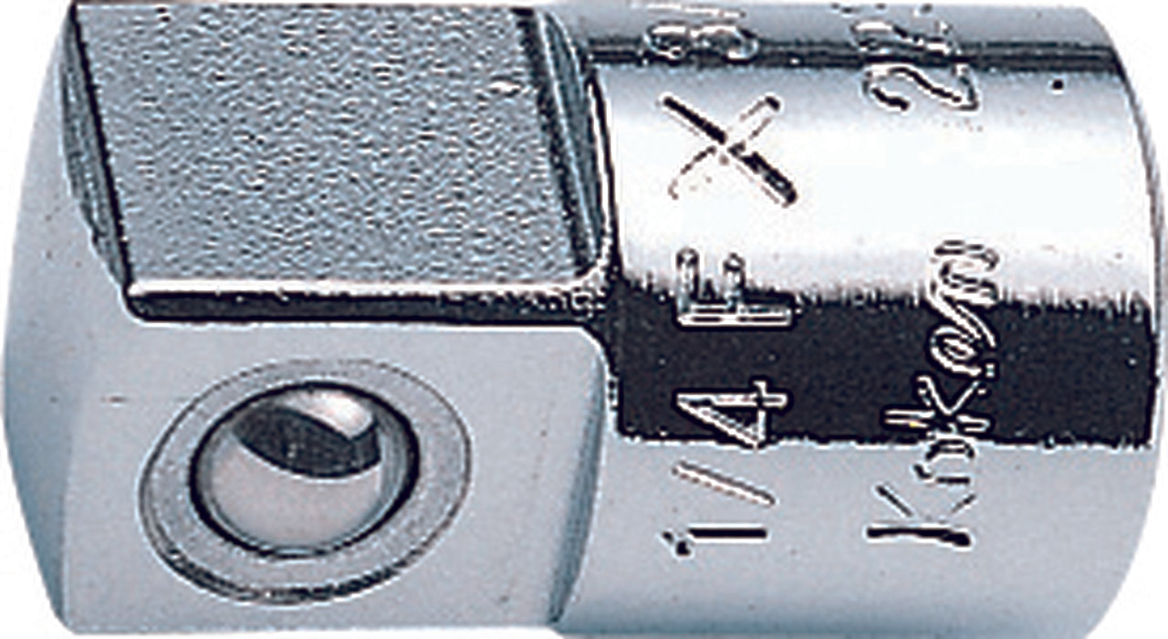 1/4 Sq. Dr. Adaptor 3/8 Square Length 22mm