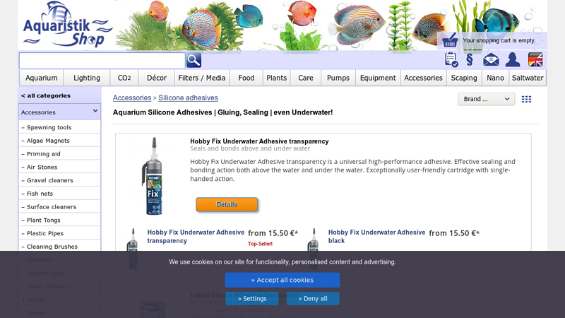 15 Aquarium Silicone Adhesives