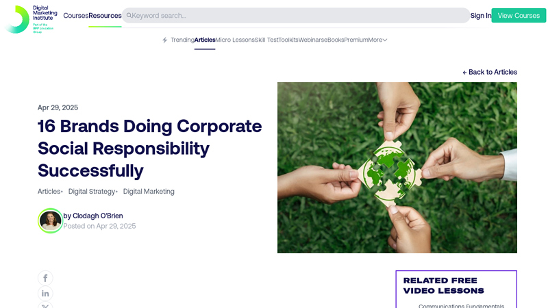 16 Brands Doing Corporate Social Responsibility Successfully