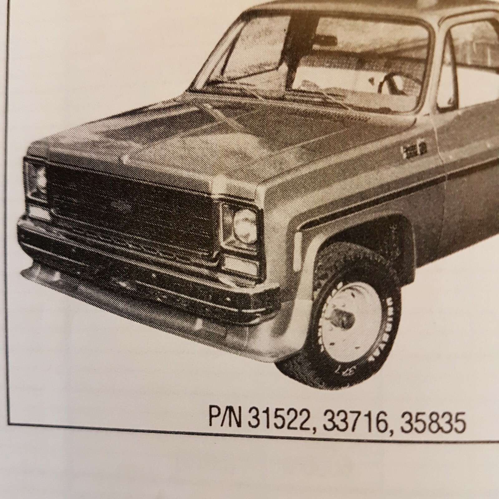 1984 Chevy Van Chin Spoiler Oem industry insight