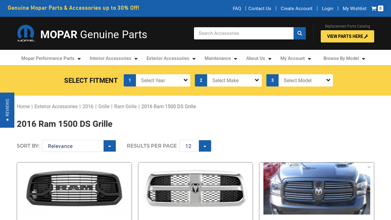 2016 Ram 1500 DS Grille