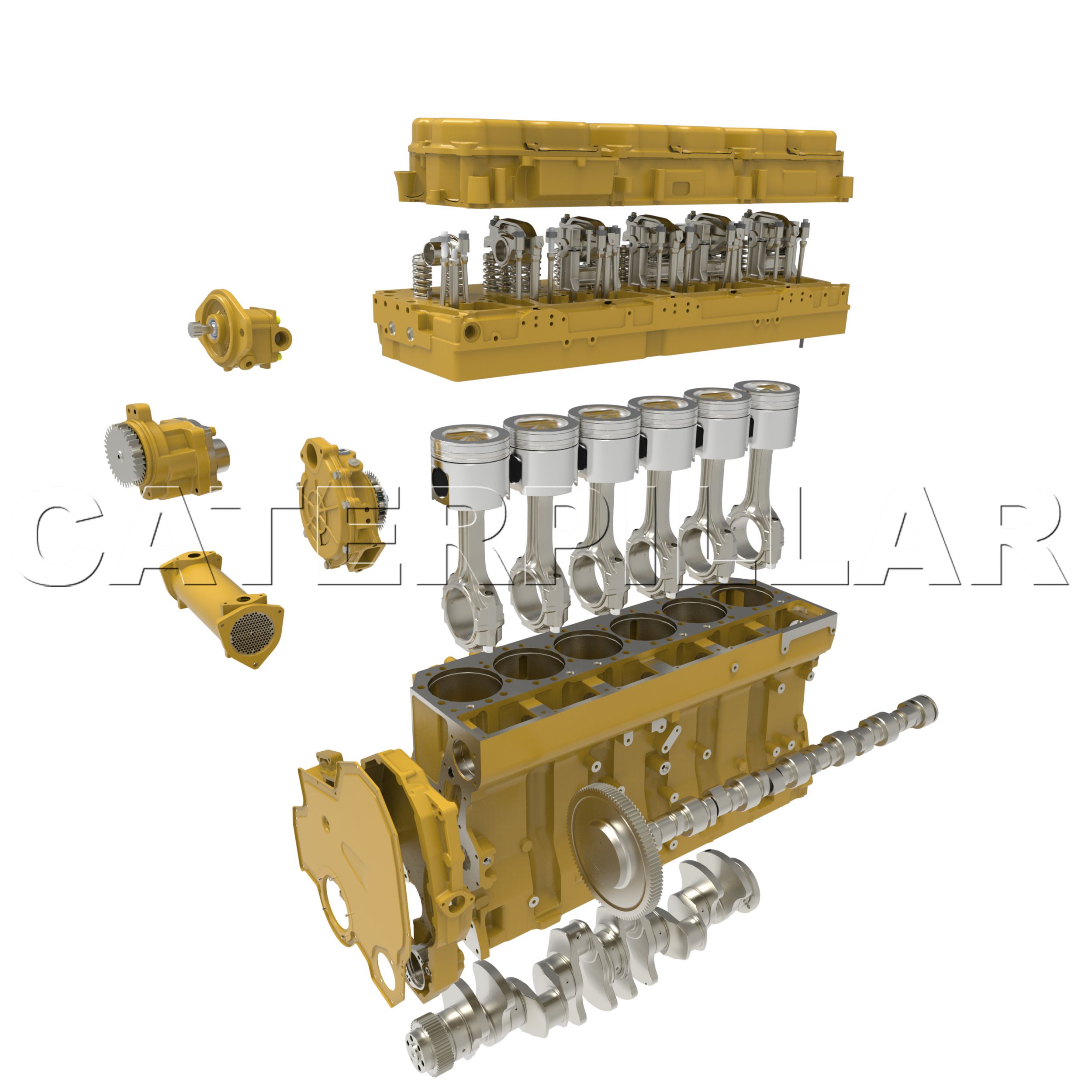 20R-0250: Cat® 3176 Reman Long Block