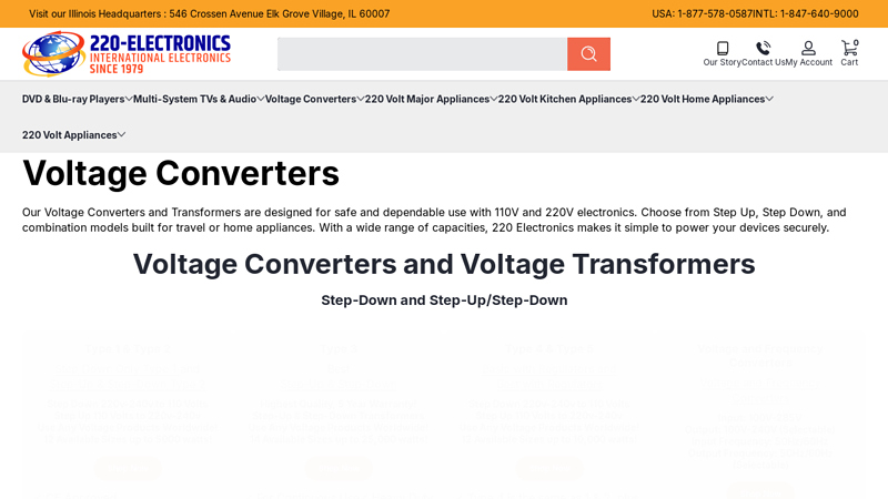 220 volt Voltage Converters & Transformers