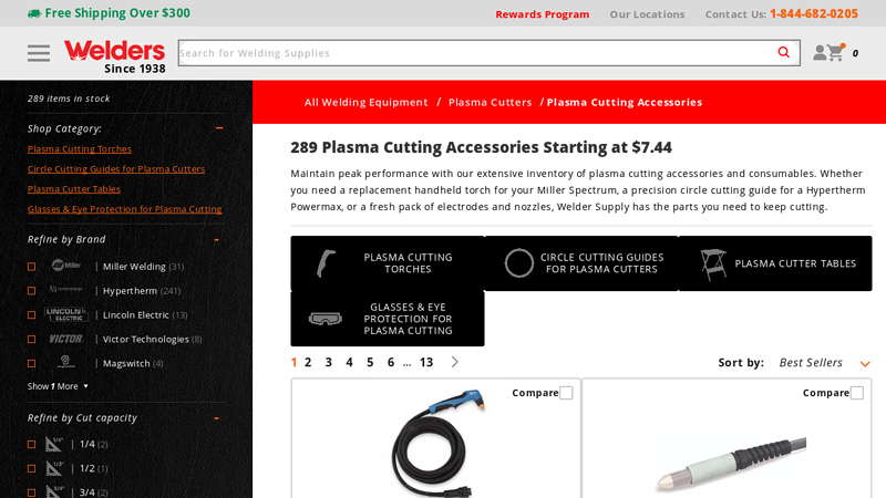 289 Plasma Cutting Accessories for sale from $7.44