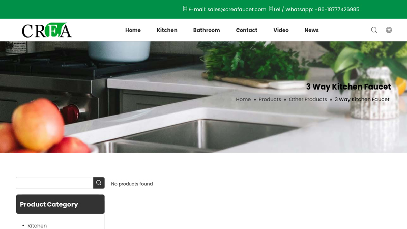 3 Way Kitchen Faucet