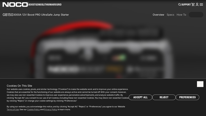 3000A Lithium Jump Starter