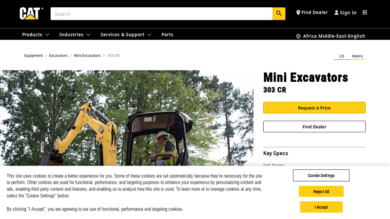 303 CR Mini Excavator