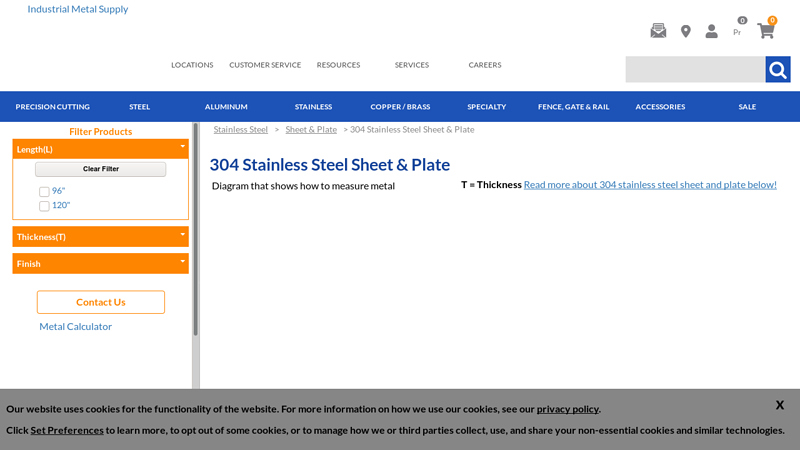 304 Stainless Steel Sheet & Plate