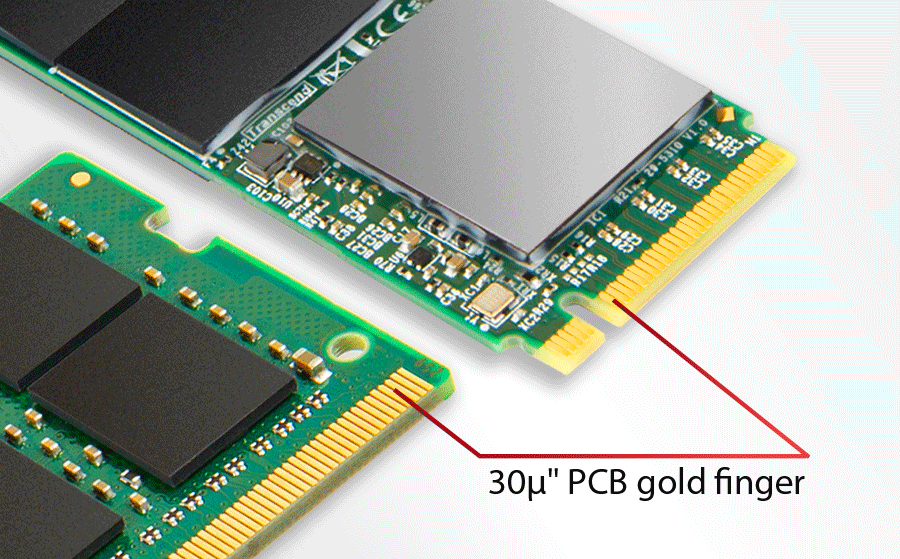 30µ” PCB Gold Finger