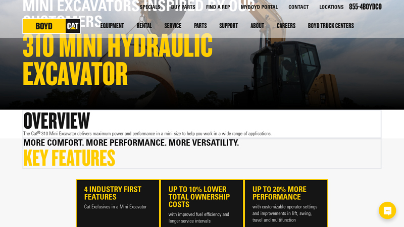 310 Mini Hydraulic Excavator