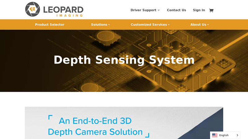 3D Depth Camera Sensors & Sensing Systems