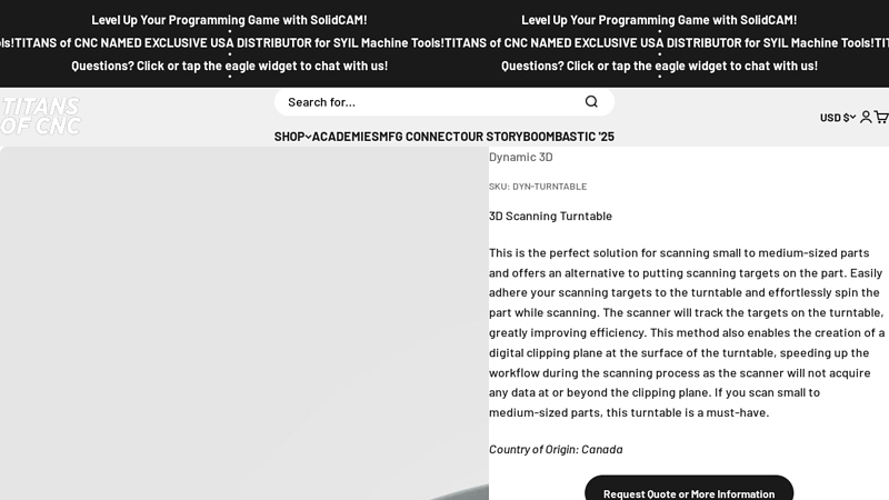 3D Scanning Turntable