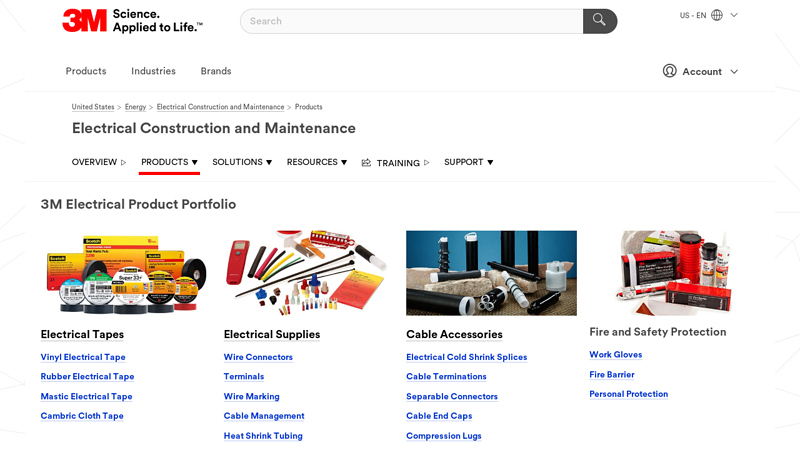 3M Electrical Products for Electrical Construction & Maintenance