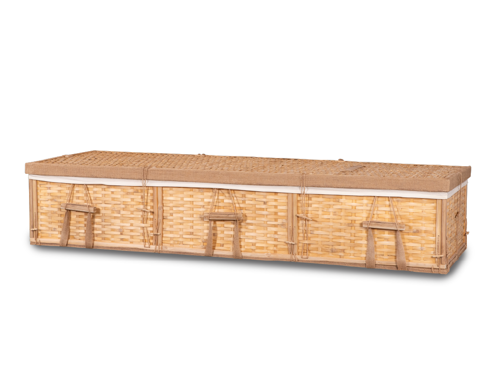 4-Point Bamboo Casket – Green Burial & Cremation Casket