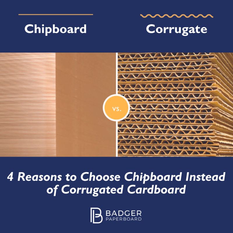 4 Reasons to Choose Chipboard Instead of Corrugated Cardboard