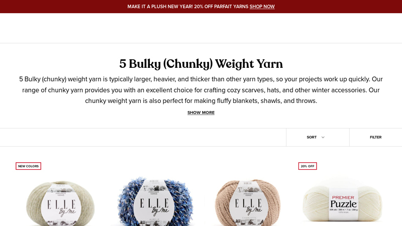 5 Bulky (Chunky) Weight Yarn