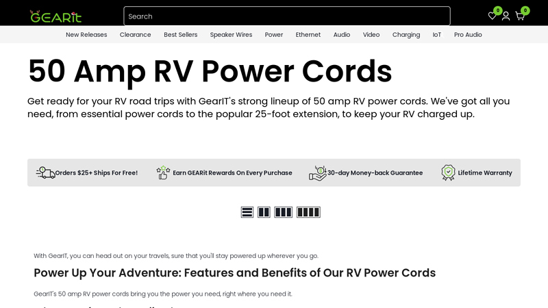 50 Amp RV Power Cords