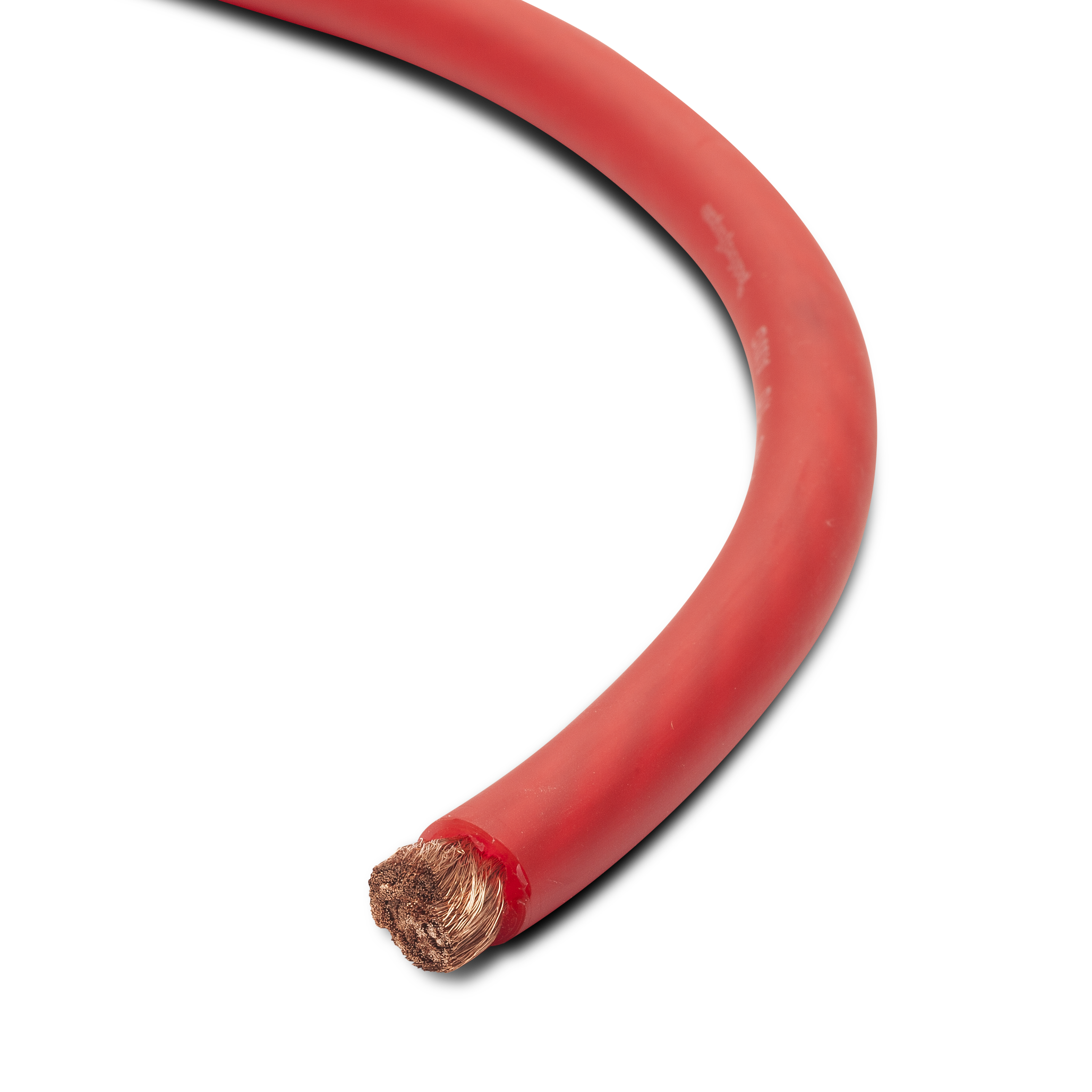 51 Foot Spool 1/0 AWG Frosted Red Wire RFW1R