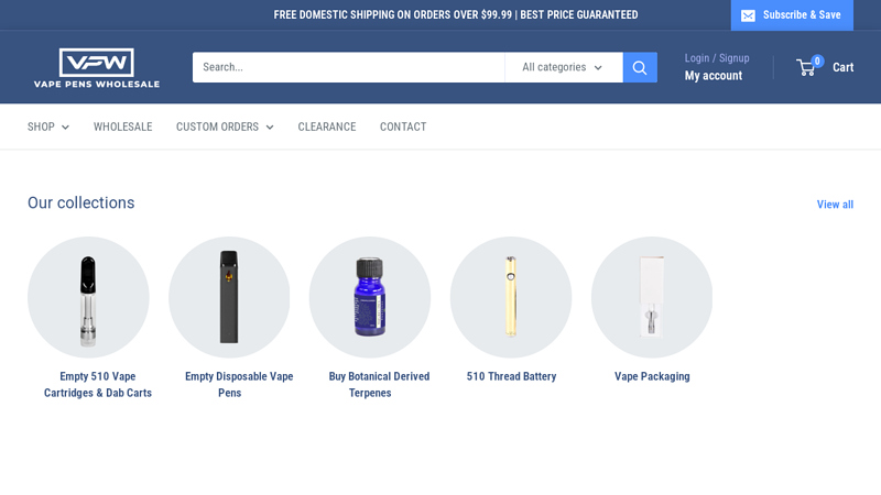 510 Vape Cartridges, Disposables, & More