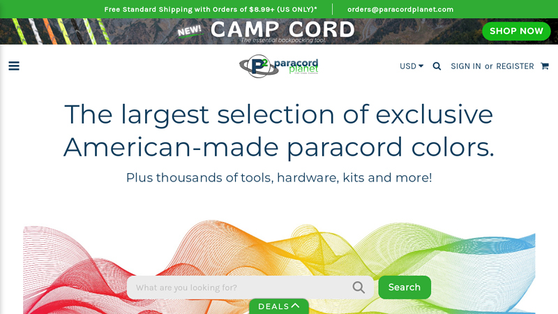 550 Cord, Paracord Kits, Supplies, Buckles, Skull Beads + Accessories