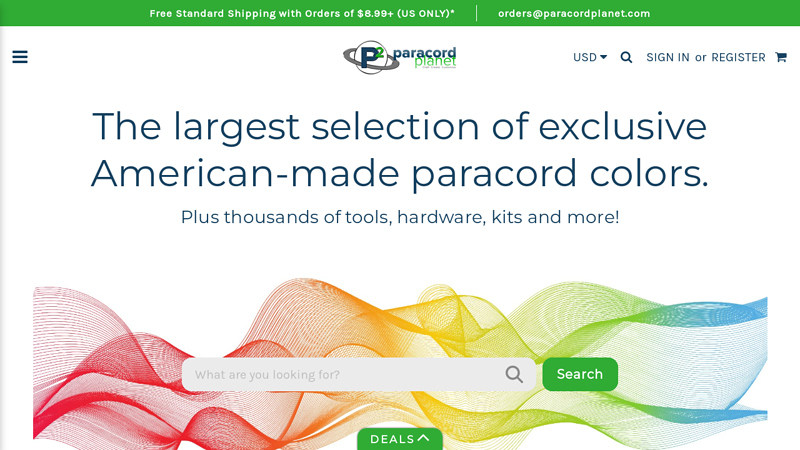 550 Cord, Paracord Kits, Supplies, Buckles, Skull Beads + Accessories