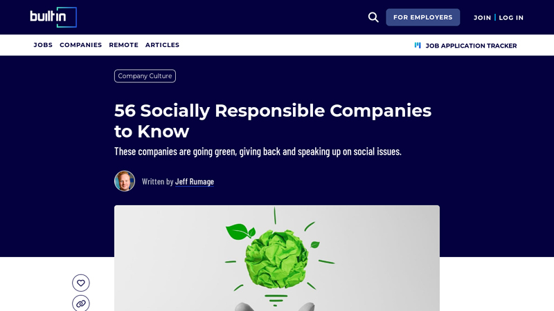 56 Socially Responsible Companies to Know