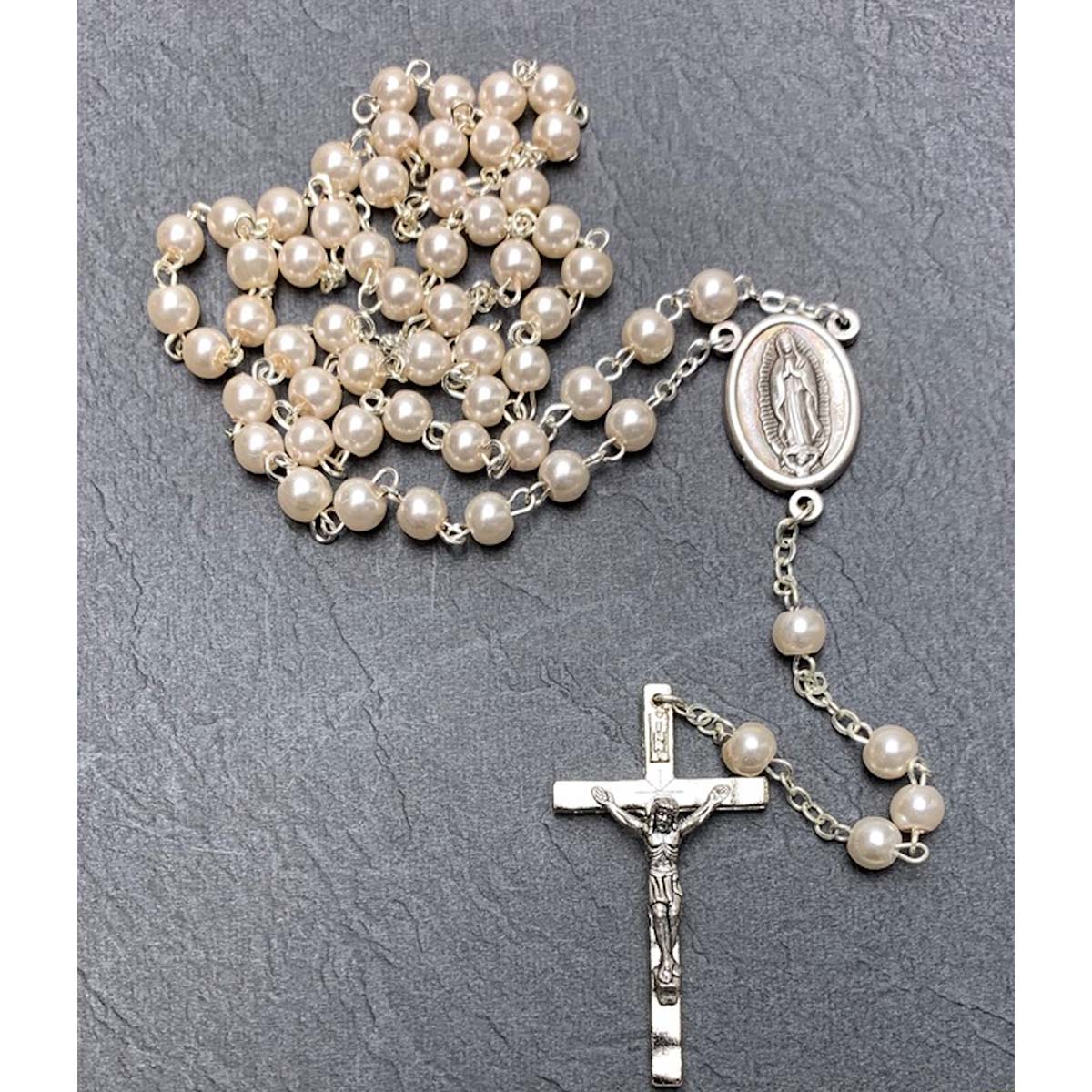 5mm Pearl Rosary
