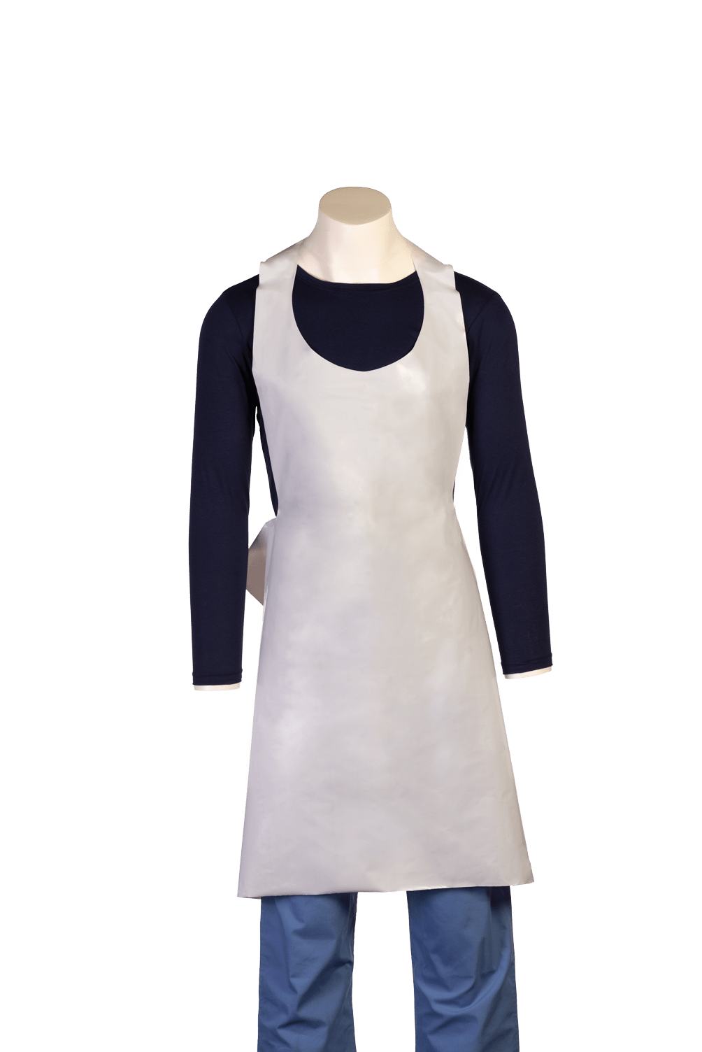 6394W Polyethylene Apron (Fluid
