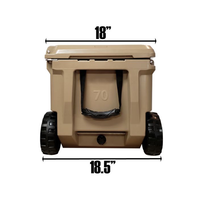 70 Quart Wheeled Hard Cooler