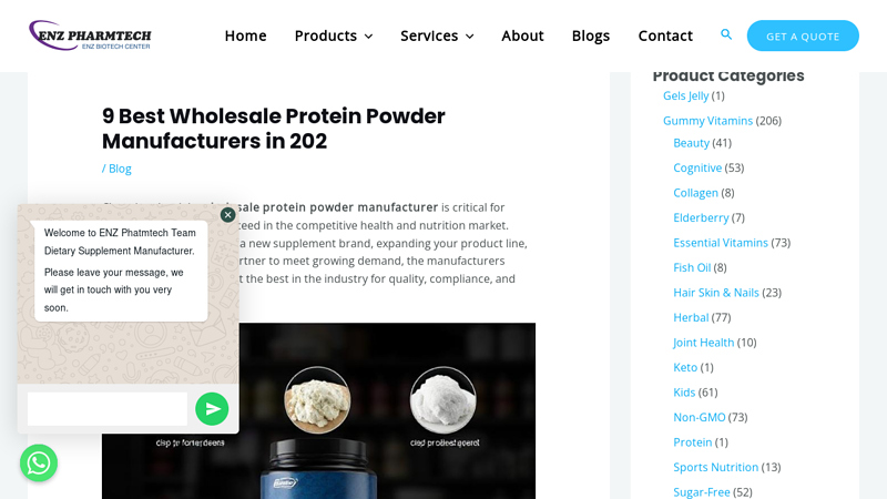 9 Best Wholesale Protein Powder Manufacturers in 202