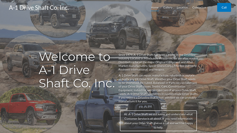 A 1 Drive Shaft Co Inc