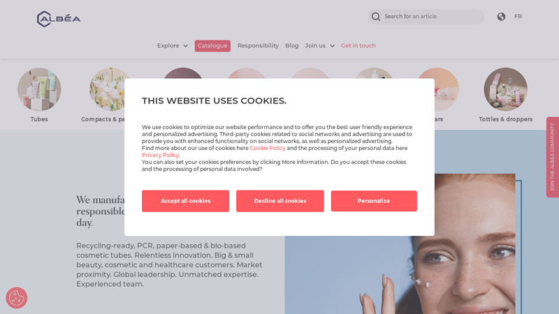 A global leading company supplying cosmetic tubes