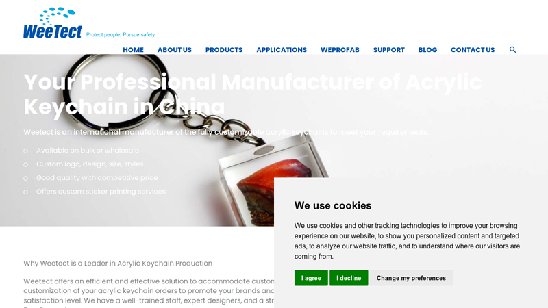 A Trusted Acrylic Keychain Manufacturer in China