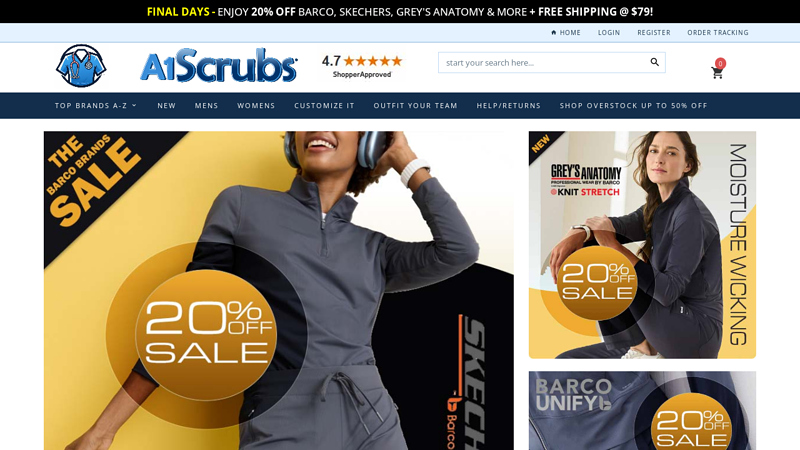 A1Scrubs.com Medical Scrubs, Nursing Uniforms, Shoes and ...