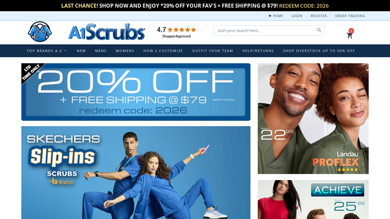 A1Scrubs.com Medical Scrubs, Nursing Uniforms, Shoes and ...