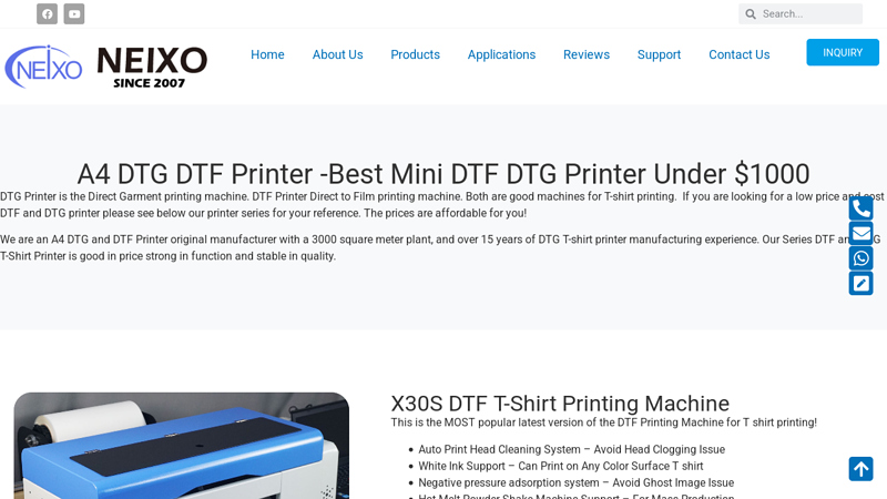 A4 DTG Printer