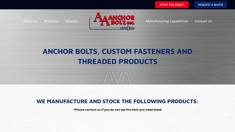 AA Anchor Bolt: High