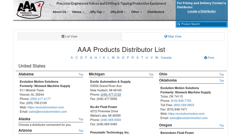 AAA Distributors