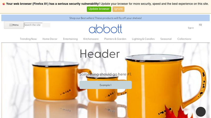 Abbott Wholesale  Décor