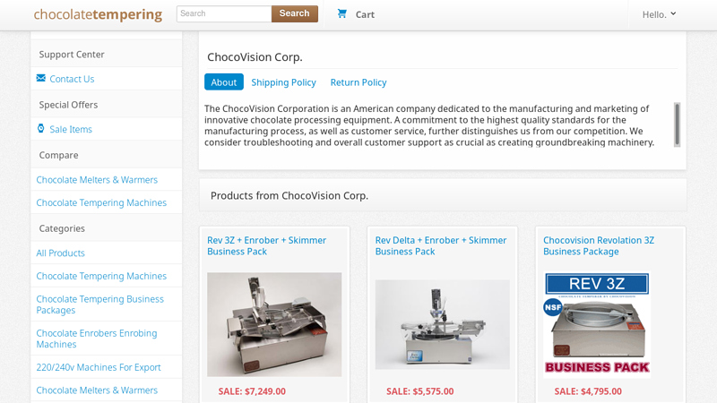 About ChocoVision Corp.