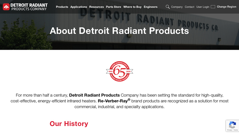 About Detroit Radiant Products Company Infrared Heating