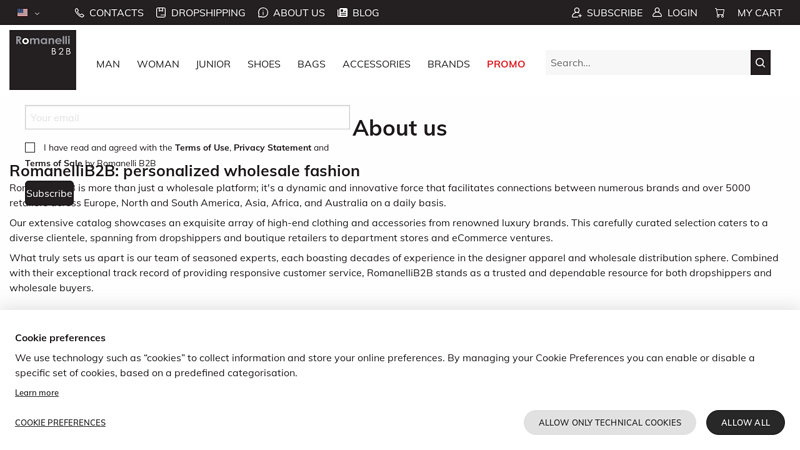 About our Wholesale designer clothing