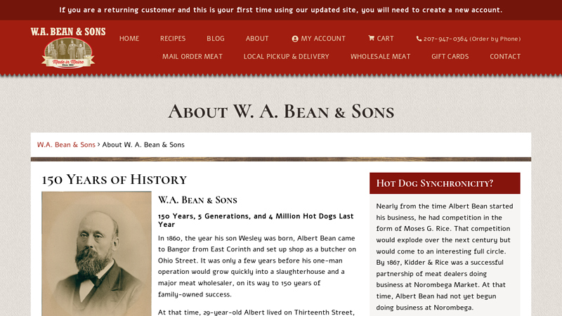 About W. A. Bean & Sons