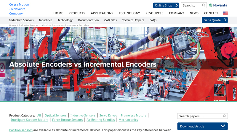 Absolute Encoders vs Incremental Encoders: A Guide