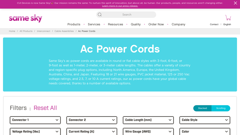 Ac Power Cords